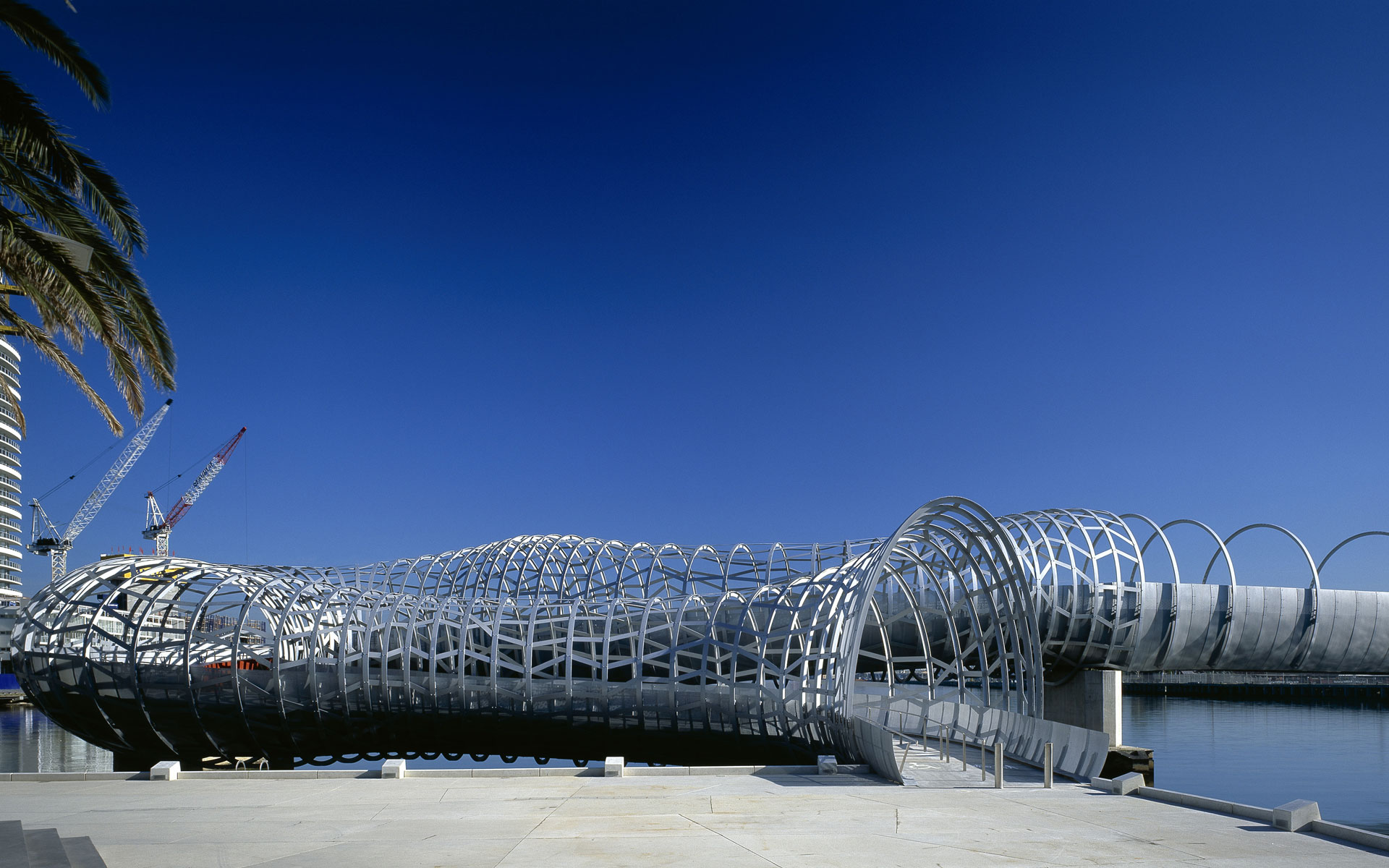 Webb Bridge Melbourne Australia - Denton Corker Marshall - architecture
